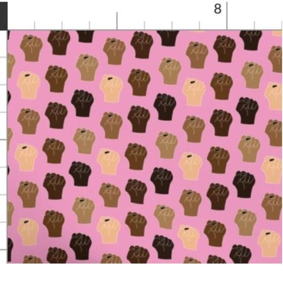 Black Lives Matter Fitted Face Mask - Picture 12 of 14